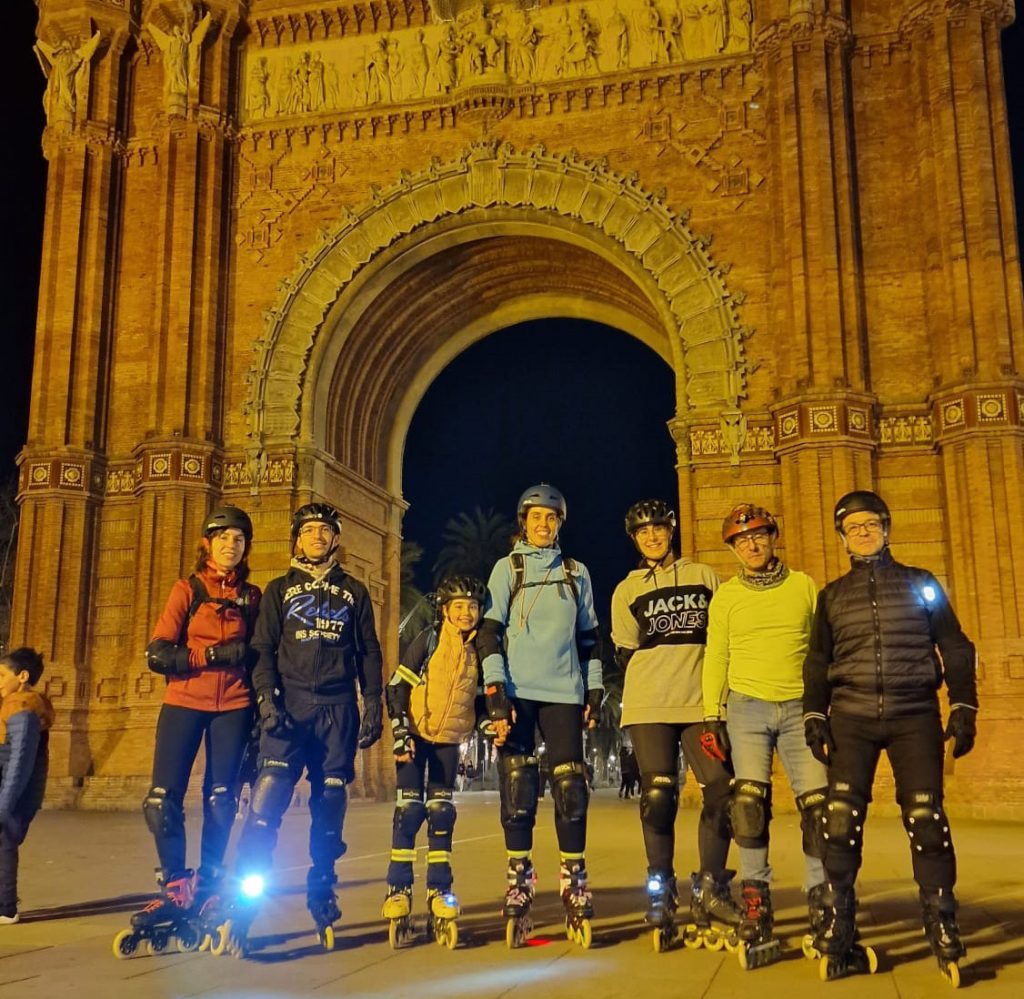 arco de triunfo clases de patines rodats