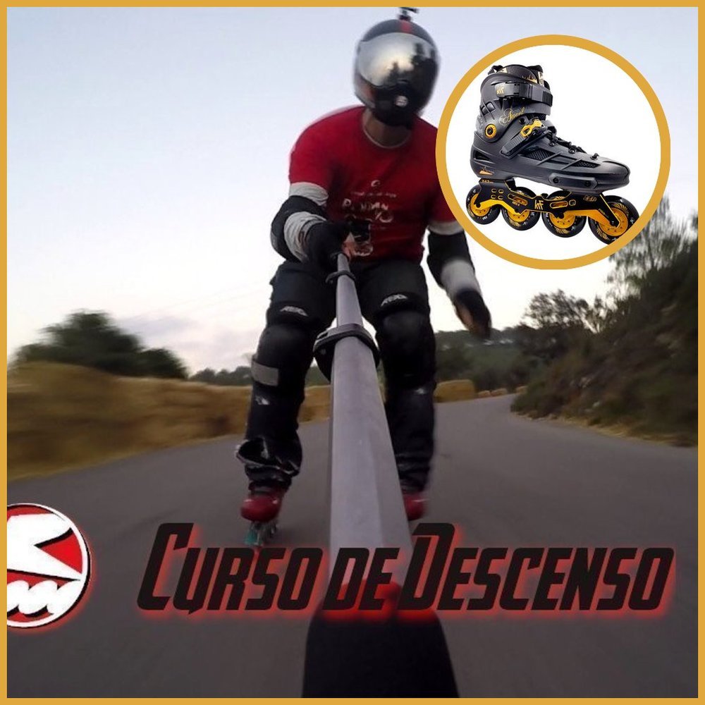 curso de descenso en patines Rodats en Barcelona con patines gratis de regalo