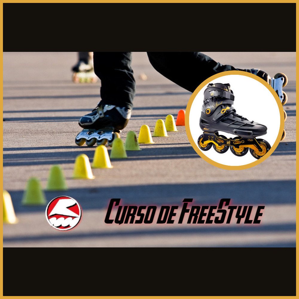 curso de freestyle slalom en patines Rodats en Barcelona con patines gratis de regalo